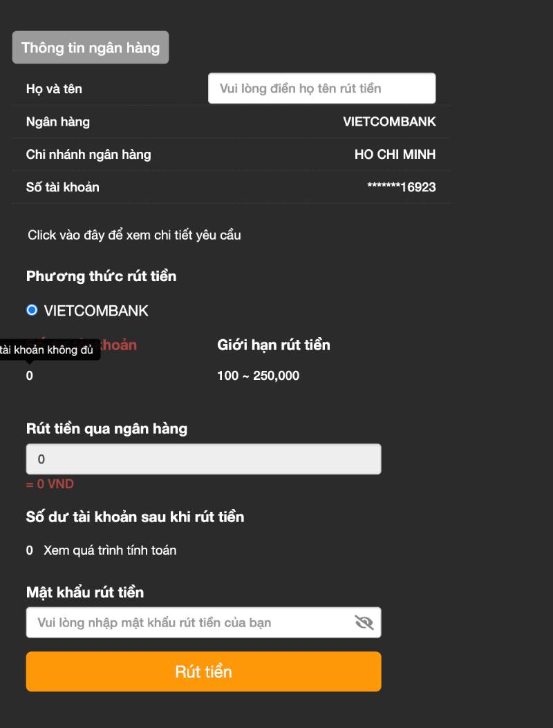 rut tien 789bet